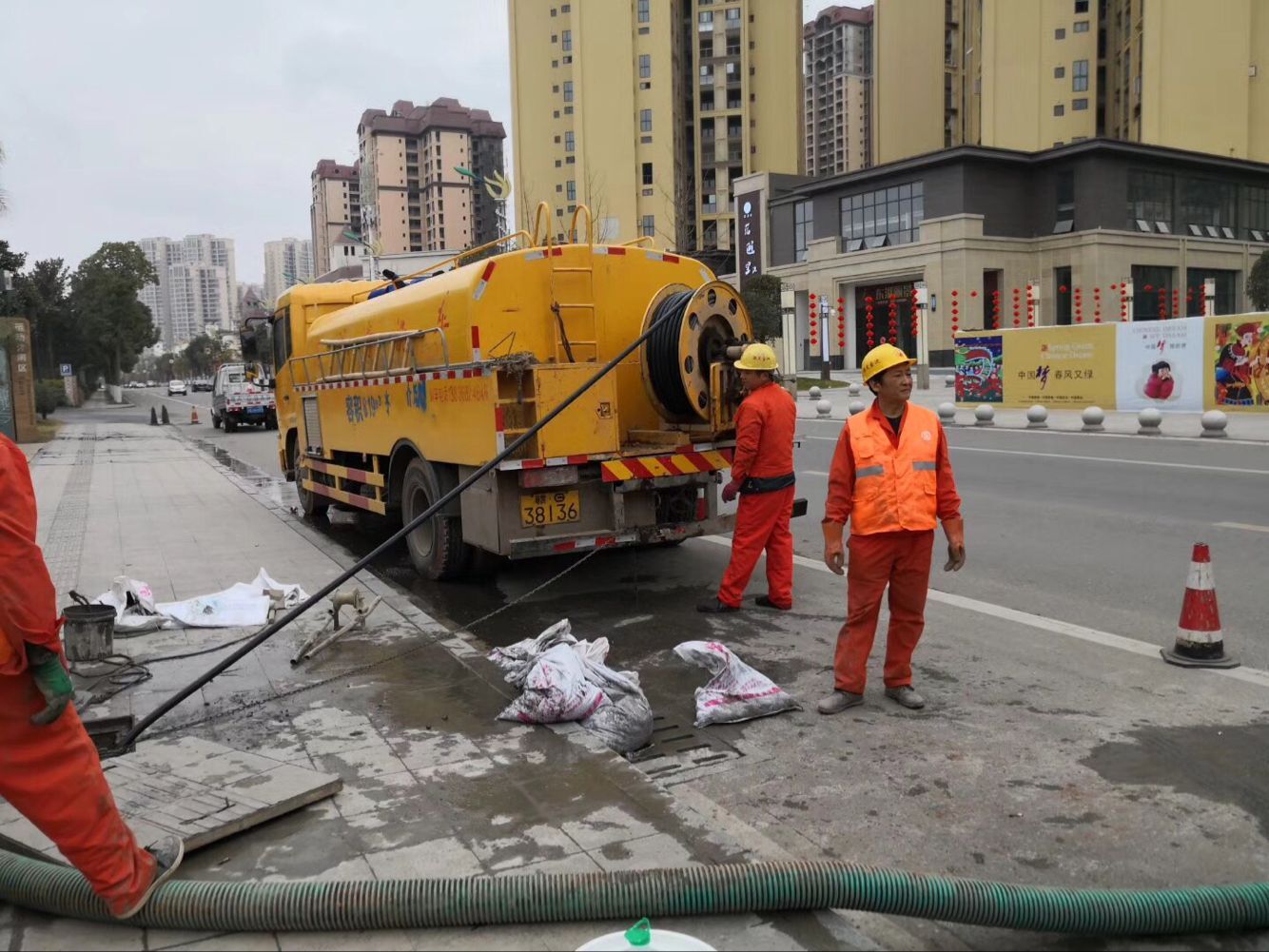 浑南排污管道清淤-管道清洗